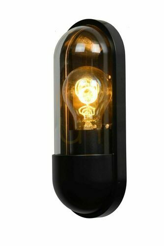 Jelölje be Kültéri fali lámpa Lucide CAPSULE fekete IP65 E27 29897/01/30