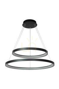 Függőlámpa Lucide VIDAL fekete LED 78 cm, fém, dimmelhető small 1
