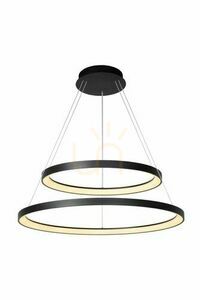 Függőlámpa Lucide VIDAL fekete LED 78 cm, fém, dimmelhető small 0