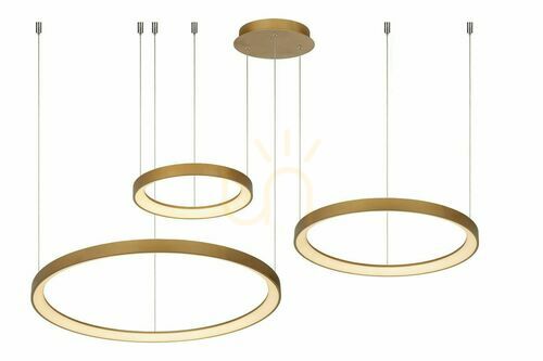 Jelölje be Függőlámpa Lucide VIDAL arany fém LED 78 cm 120 W 5080 lm dimmelhető