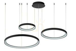 Lucide VIDAL fekete LED függőlámpa 120 W, 78 cm 46403/99/30 small 1