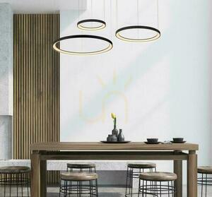 Lucide VIDAL fekete LED függőlámpa 120 W, 78 cm 46403/99/30 small 2