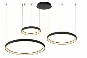 Lucide VIDAL fekete LED függőlámpa 120 W, 78 cm 46403/99/30 small 0