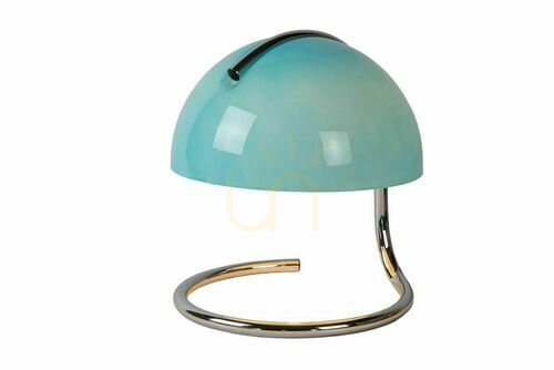 Jelölje be Lucide Cato kék retro fém asztali lámpa 46516/01/35