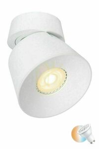 Plafon lámpa Lucide Trigono fehér fém LED GU10 10,5 cm IP20 09935/01/31 small 0