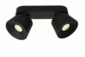 Plafonlámpa Lucide TRIGONO fekete fém GU10 2x LED CCT 09935/02/30 small 4