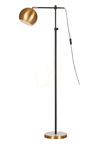 Jelölje be Padlólámpa Markslojd Chester 107231 fekete-barna fém 135 cm
