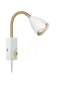Fali lámpa Markslojd CIRO Flex 106588 fehér fém LED 7W dimmerrel small 0