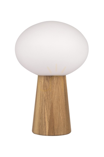 Jelölje be Asztali lámpa Markslojd Pater 108409 fehér tölgy fa 37 cm