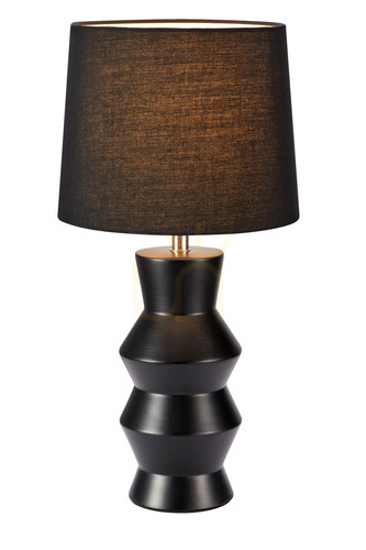 Jelölje be Asztali lámpa Markslojd SIENNA 108447 fekete kerámia 46 cm