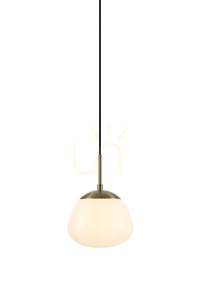 Függőlámpa Markslojd RISE 108548 fehér fém üveg 1x40W 18 cm small 0