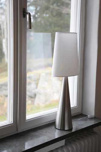 Jelölje be Asztali lámpa Markslojd CONUS 108624 bézs nikkel 64 cm E14