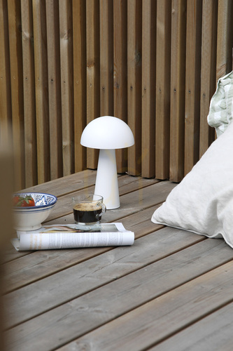 Jelölje be Asztali lámpa Markslojd FUNGI 108656 újratölthető matt fehér LED 1,5W