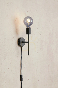 Fali lámpa Markslojd Cielo 108686 fekete fém 1x40W small 1