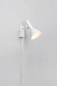Fali lámpa Markslojd METRO 108689 fehér acél 1x40W small 1