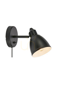 Fali lámpa Markslojd STORY 108712 fekete fém 1x40W small 0