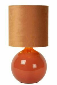 Asztali lámpa Lucide Esterad retro kerámia pamut 47 cm 10519/81/53 small 0