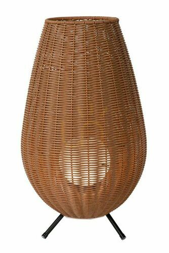 Jelölje be Kültéri állólámpa Lucide Colin Japandi fa fekete IP44 50 cm 03843/50/72