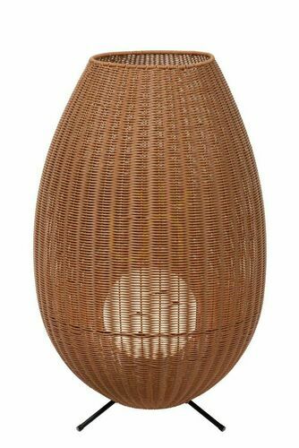 Jelölje be Kültéri állólámpa Lucide COLIN IP44 japandi fa fekete 80 cm 03843/80/72