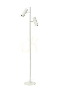 Lucide CLUBS fehér alumínium állólámpa 2×GU10 140 cm 09739/02/31 small 1
