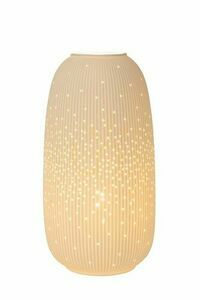 Asztali lámpa Lucide FLORES fehér porcelán Japandi 33,2 cm 13541/18/31 small 0