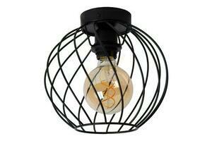 Plafon lámpa Lucide DANZA fekete fém 25 cm 21128/25/30 small 1