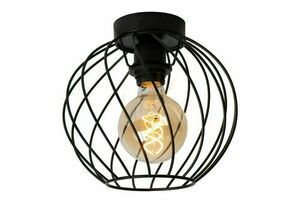 Plafon lámpa Lucide DANZA fekete fém 25 cm 21128/25/30 small 0