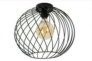 Plafonlámpa Lucide DANZA fekete fém 40 cm E27 cserélhető LED 21128/40/30 small 1