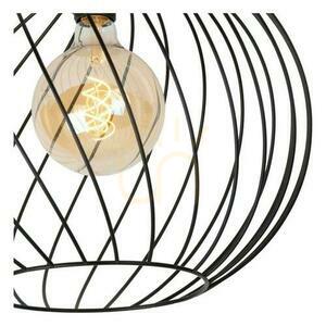 Plafonlámpa Lucide DANZA fekete fém 40 cm E27 cserélhető LED 21128/40/30 small 2