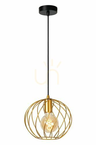 Jelölje be Függőlámpa Lucide DANZA arany-fekete fém 25 cm 21428/25/02
