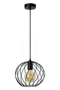 Függőlámpa Lucide DANZA fekete fém E27 25 cm 21428/25/30 small 1