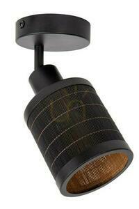 Lucide TAGALOG fekete fa fali lámpa E27 LED Japandi 23 cm 21929/01/30 small 1