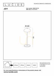Kültéri állólámpa Lucide JOY zöld alumínium LED IP54 15500/02/33 small 6