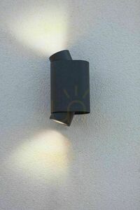 Lutec CYPRES 6604002118 sötétszürke kültéri fali lámpa 2×GU10 IP44 small 6
