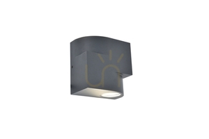 Kültéri fali lámpa Lutec MARBO szürke alumínium 2x15W 5288001118 small 5