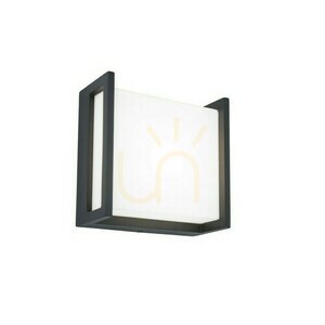 Kültéri fali lámpa Lutec Qubo 5195404118 szürke LED 9,5 W 14 cm small 0