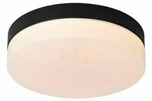 Plafon Lucide Biskit fekete LED fürdőszobai lámpa 23 cm IP44 79111/24/30 small 0