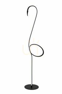 Lucide FLAMINGO fekete LED állólámpa 14W 130 cm acél 05745/14/99 small 0
