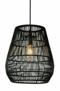 Kültéri függőlámpa Lucide Nerida fekete Japandi 35 cm IP44 03844/01/30 small 0