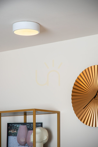 Jelölje be Lucide UNAR fehér LED mennyezeti lámpa 20 cm 12 W 79185/20/31