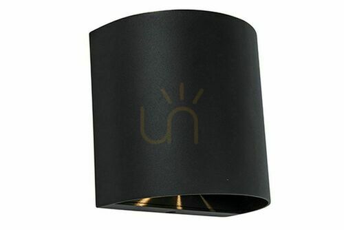 Jelölje be Kültéri fali lámpa Lutec Gemini Beams 5104006012 fekete matt LED 10W