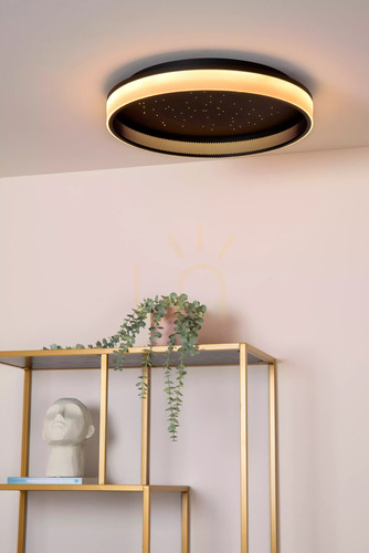 Jelölje be Lucide ESTREJA fekete LED mennyezeti lámpa 40 cm 2500–3000 K 71102/40/30
