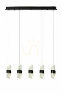 Függőlámpa Lucide KLIGANDE fekete 3xLED dimmelhető 82 cm 13496/35/30 small 0