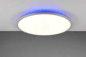 Trio YUMA 641719287 LED mennyezeti lámpa, titánszínű, 60 cm, CCT és RGB small 7