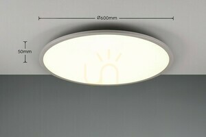Trio YUMA 641719287 LED mennyezeti lámpa, titánszínű, 60 cm, CCT és RGB small 4