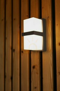 Kültéri fali lámpa Lutec STELA 5197401118 szürke LED 14W alumínium small 3