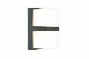 Kültéri fali lámpa Lutec STELA 5197401118 szürke LED 14W alumínium small 0