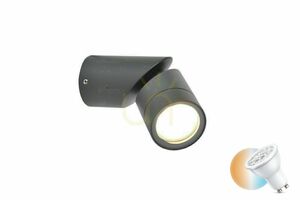Kültéri fali lámpa Lutec TUBON 5198501118 szürke alumínium 7W LED small 0