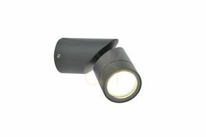 Kültéri fali lámpa Lutec TUBON 5198501118 szürke alumínium 7W LED small 5
