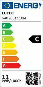 Kültéri fali lámpa Lutec LUPS LED 14W szürke alumínium 6402801118 small 3